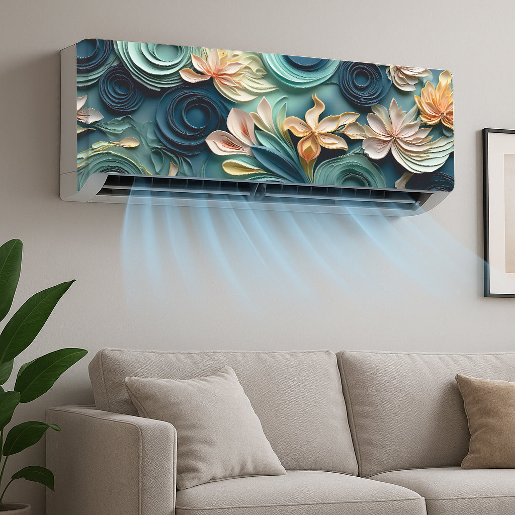 Shopper52 Decorative Wallpaper Sticker for AC Air Conditioner Home and Office