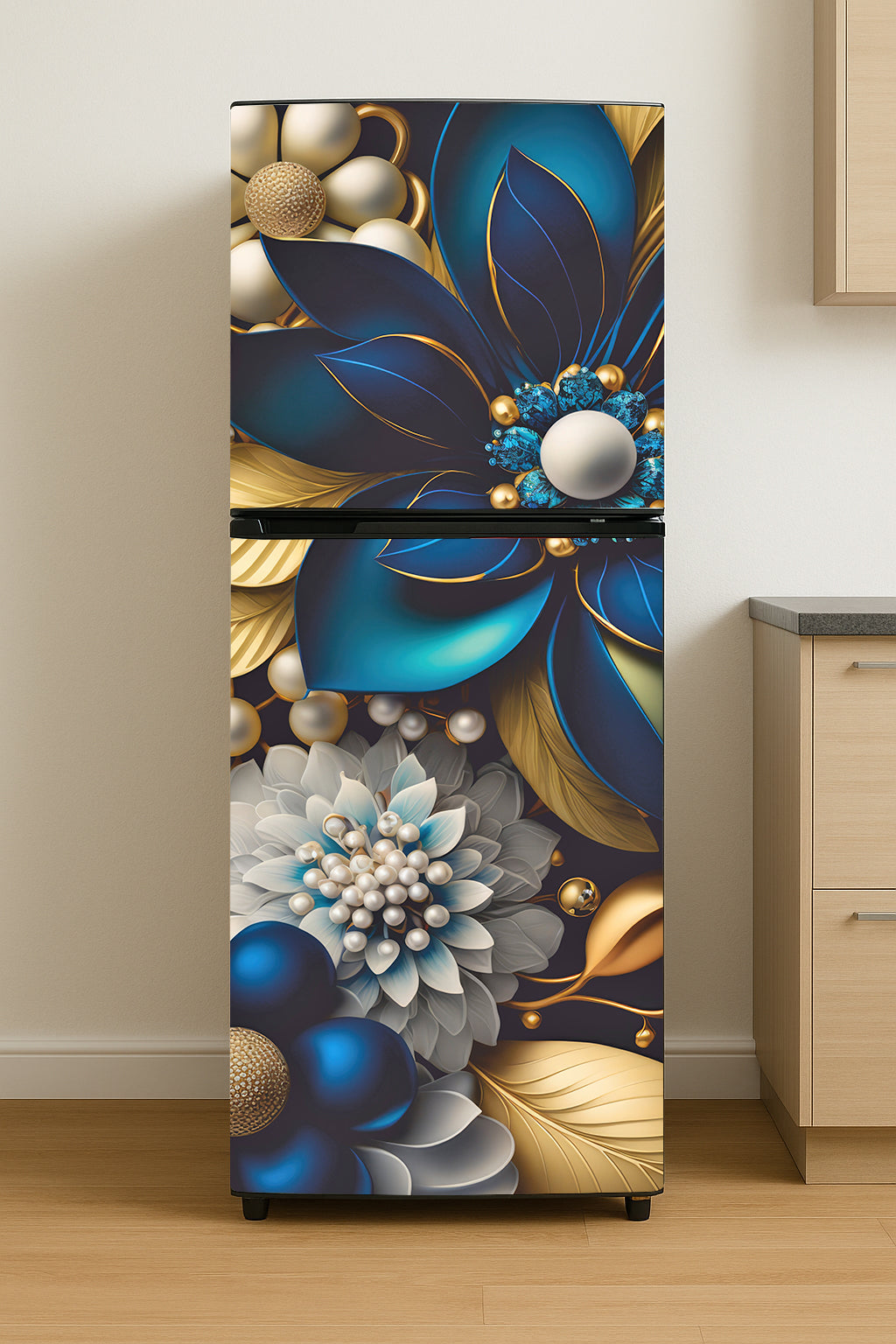 Shopper52 Decorative Wallpaper for Fridge Refrigerator Home and Office Fridge Stickers
