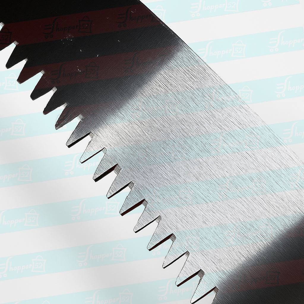 Shopper52 Garden Pruning Saw with Ergonomic Handle, Serrated Steel Blade (SAW-3)