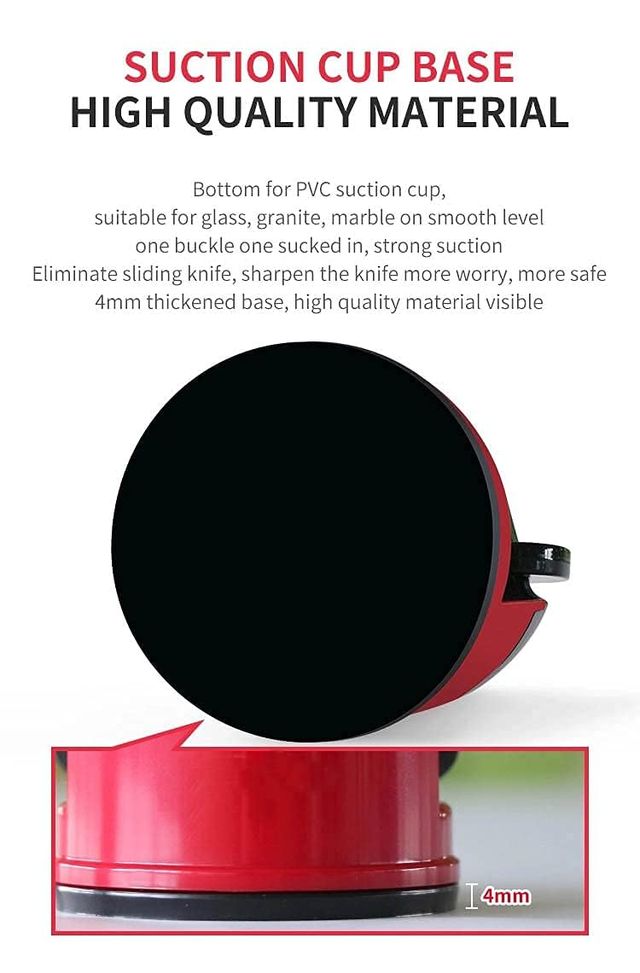 KNIFSHARP | Compact Suction Knife Sharpener – Quick & Safe Edge Restoration