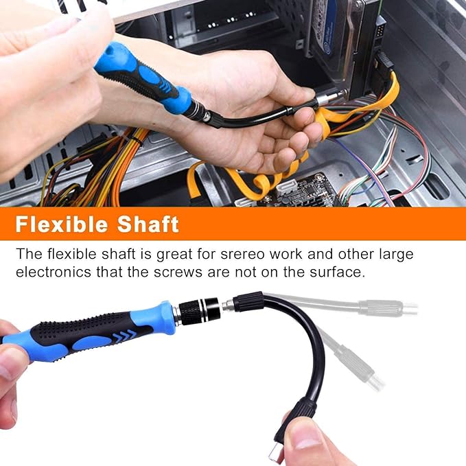 Screwdriver Socket Tool Kit Set, Wrench Magnetic Set - 52PCTK-nw