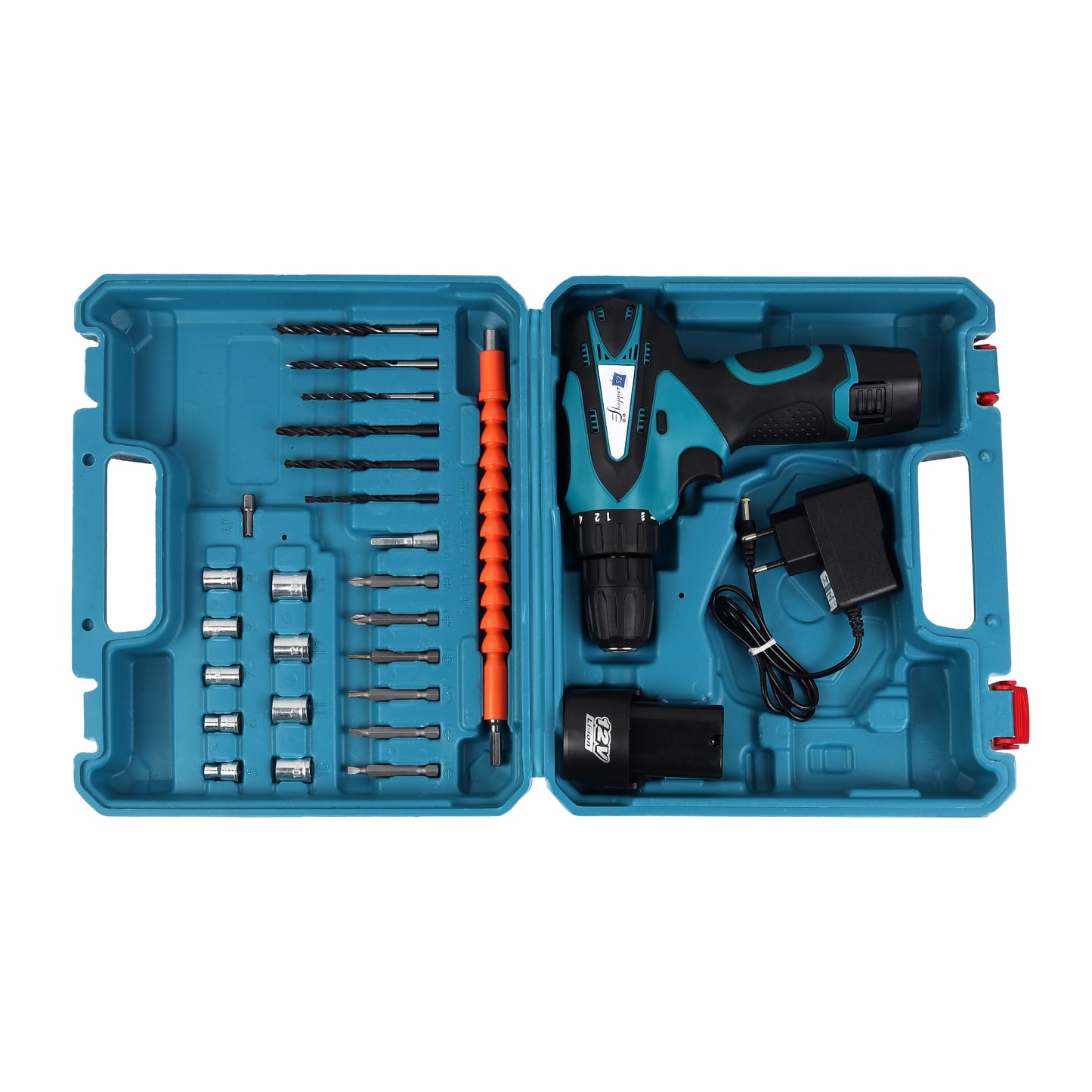 10mm Cordless Drill Machine with 12V Li-ion Dual Speed Keyless Chuck Drill and Batteries - AUTO-DRLTOOL-01