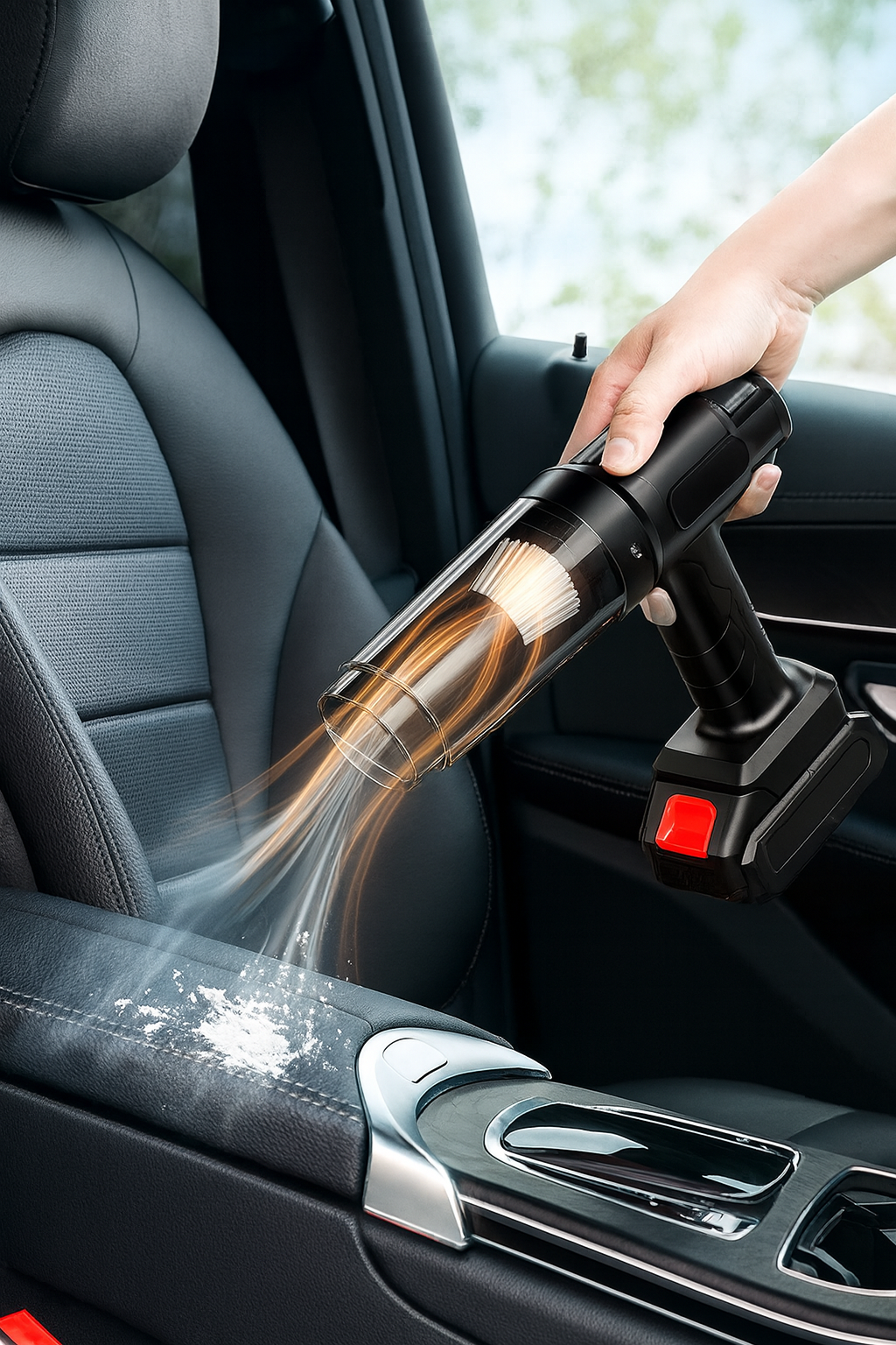 Shopper52 Wireless Rechargeable Handheld Vacuum Cleaner, 3-in-1 Portable car Vacuum Cleaner with Blower for Home & Car - BIG-VACUUM