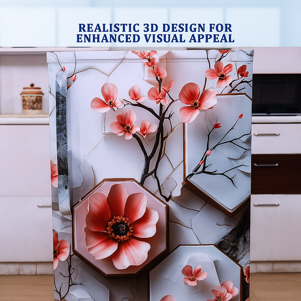 Shopper52 Decorative Wallpaper for Fridge Refrigerator Home and Office Fridge Stickers