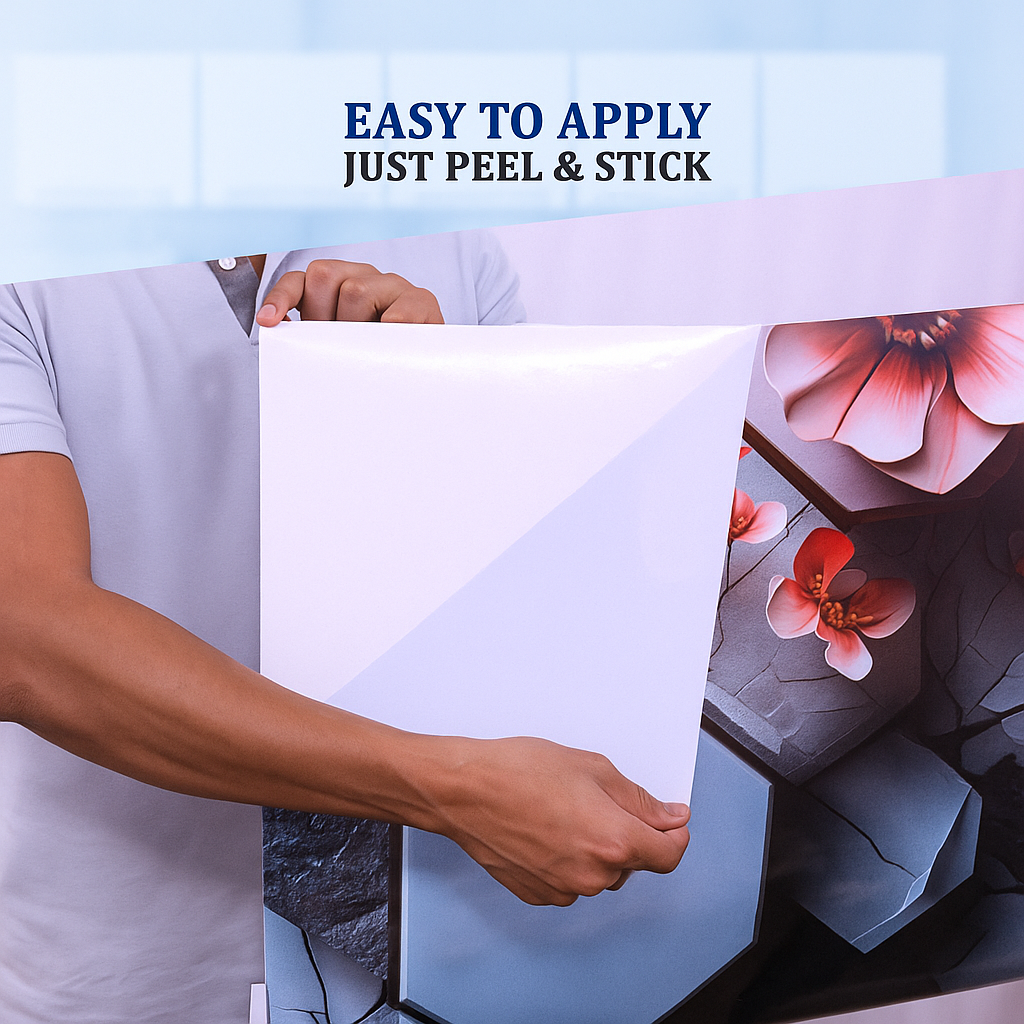 Shopper52 Decorative Wallpaper for Fridge Refrigerator Home and Office Fridge Stickers