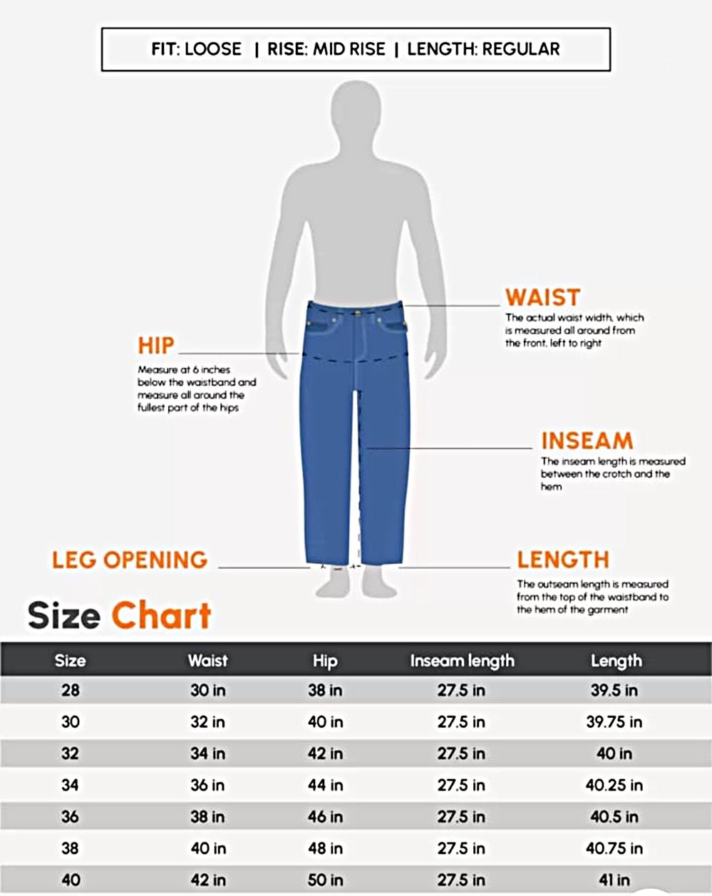 ATHRZ Men's Distressed Cargo Baggy Jeans, Light Blue Denim, Relaxed Fit, Multi-Pocket Design, Casual Streetwear Style - JN-BAG-BU-100