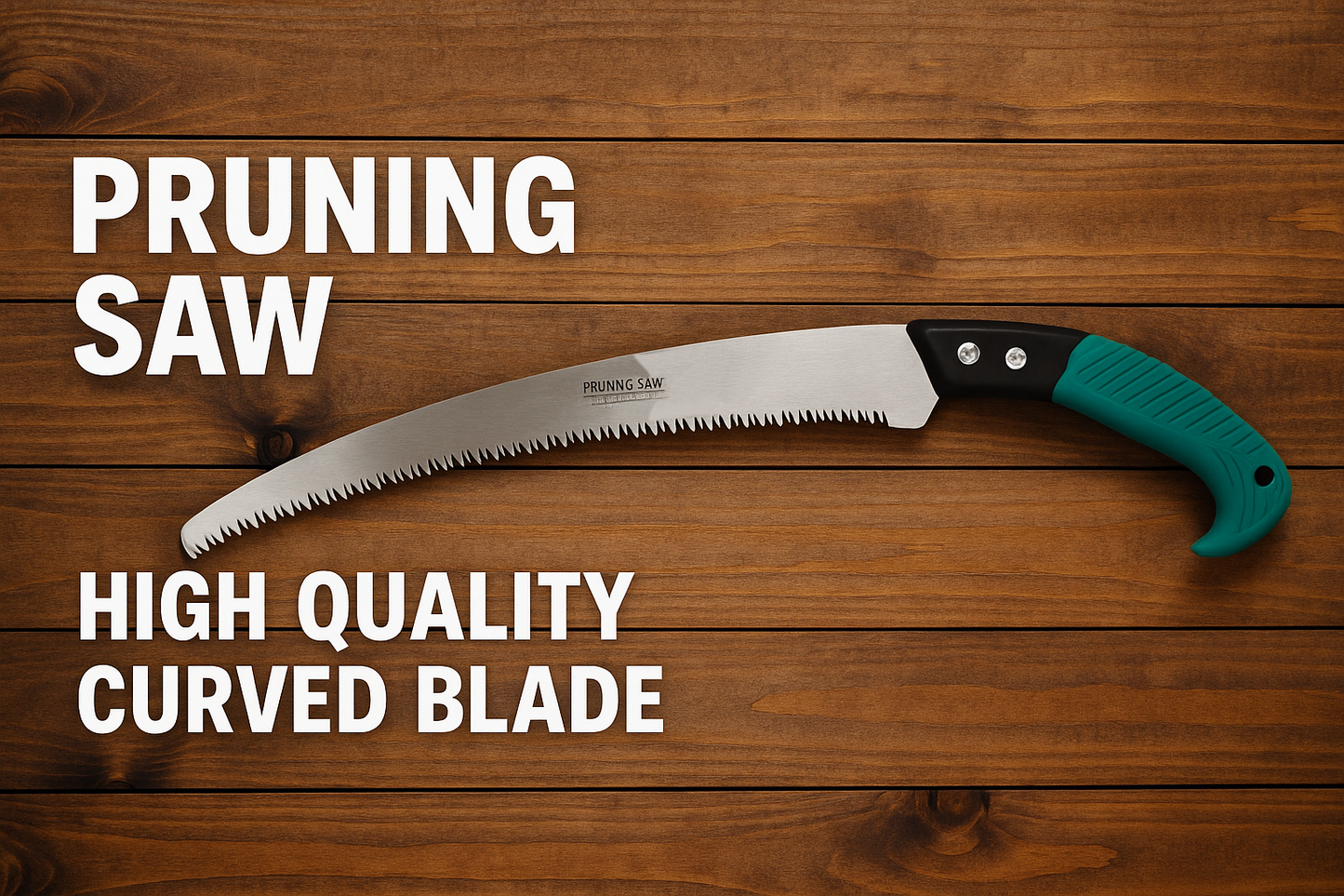 Shopper52 Garden Pruning Saw with Ergonomic Handle, Serrated Steel Blade (SAW-1)