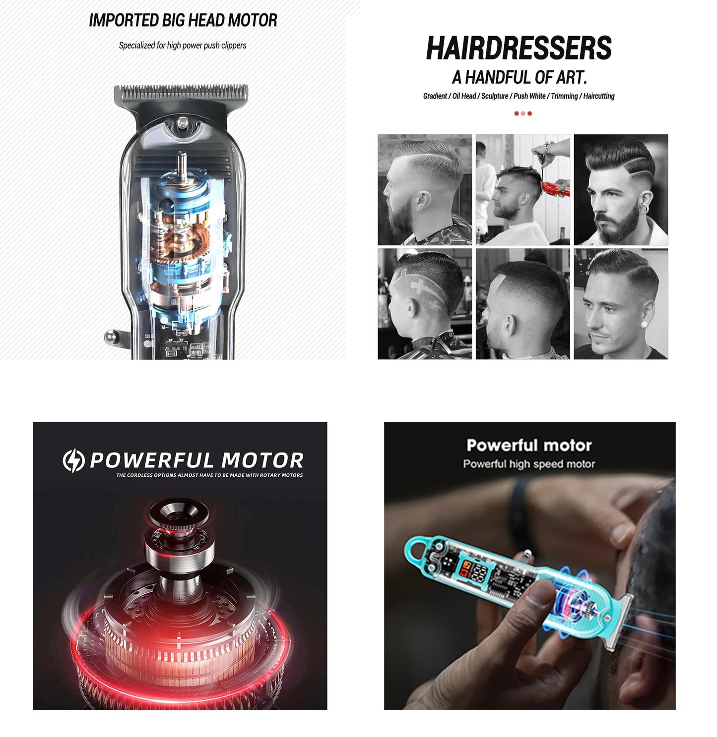 Transparent Micro-Shaver & Trimmer for Men with USB Charging Cable Runtime 180 Mintues - TRIM-DIGI