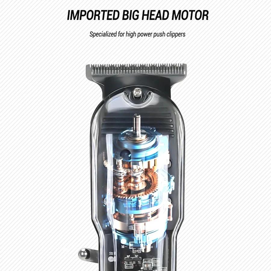 Transparent Micro-Shaver & Trimmer for Men with USB Charging Cable Runtime 180 Mintues - TRIM-DIGI