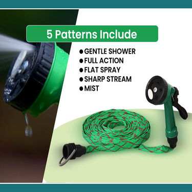 Hose Pipe with Spray Gun + Rotating Jet Tap Free