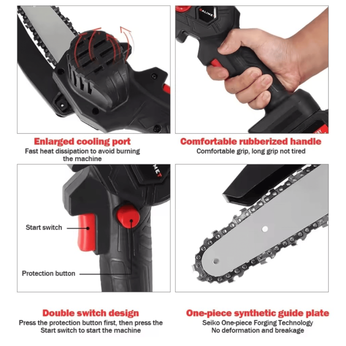 6 Inch Battery Powered Heavy Duty Chainsaw
