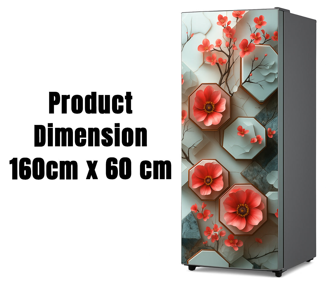 Shopper52 Decorative Wallpaper for Fridge Refrigerator Home and Office Fridge Stickers