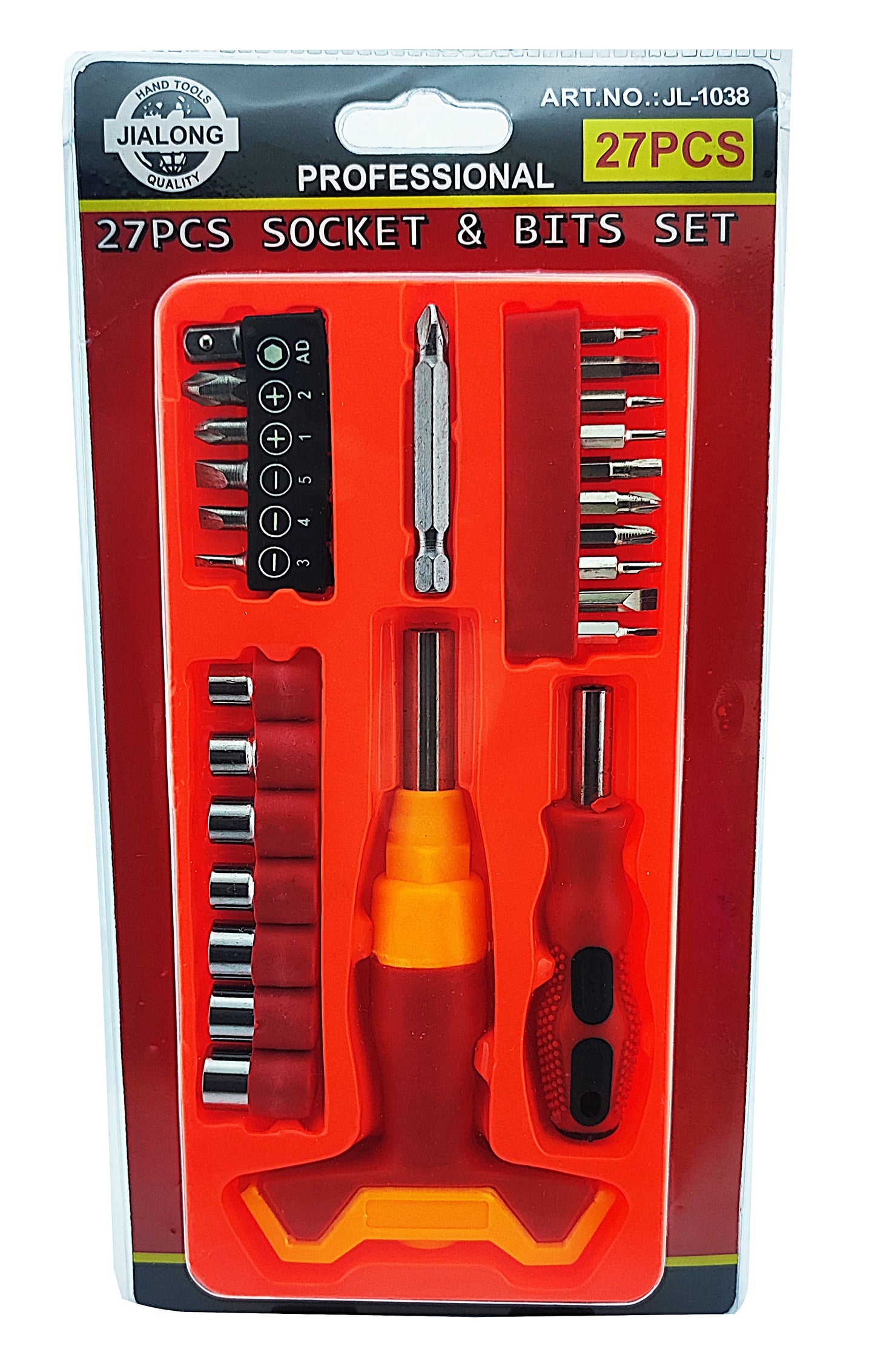 Multi purpose 27 Pcs Screwdriver Socket Set Combination Tool Wrench Tool Kit Magnetic Toolkit – 27PCTK