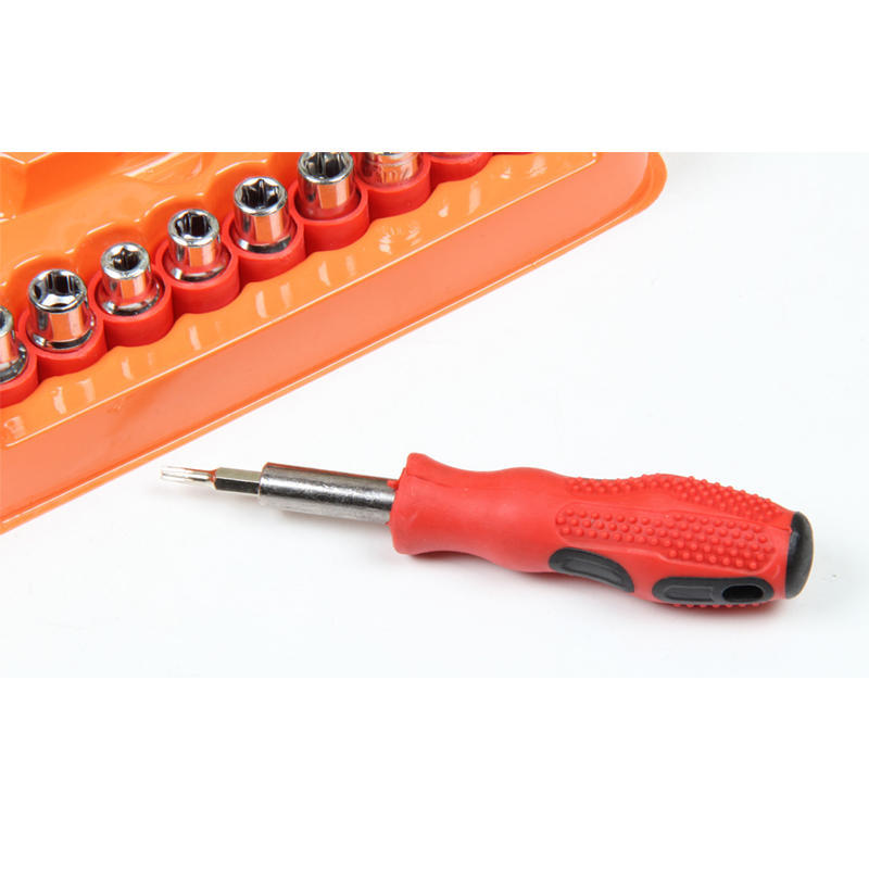 shopper 52.com 31 in 1 Socket and Screwdriver Bit Set with Ratchet Handle, Extension Bar and Adapter for Bike, Car Repairs- 31PCTK