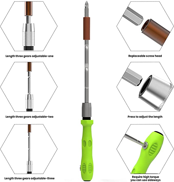 32 In1 Multi-Bit Screwdriver Set For Mobile Laptop PC Repair Tool Kit - 32PCSCREW