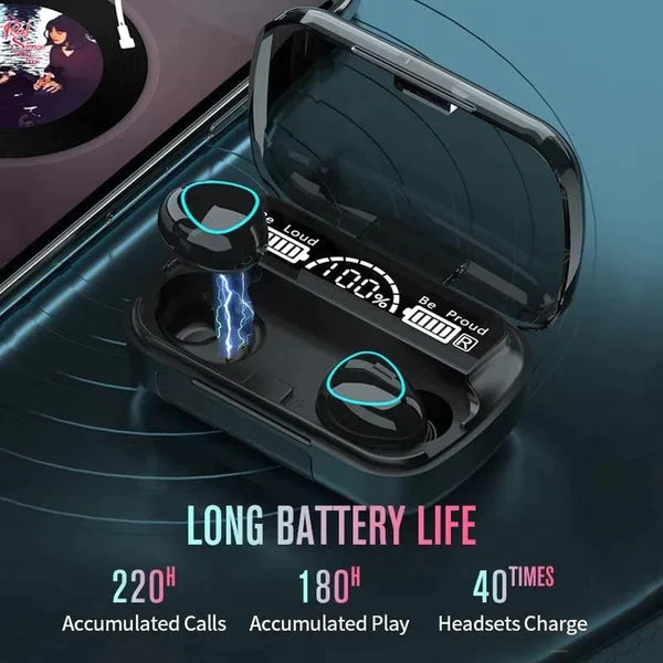 Air Beat™ Earbuds Pro With LED Display