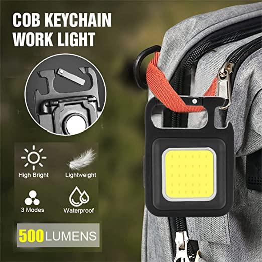 Multifunctional Rechargeable Keychain Emergency Light