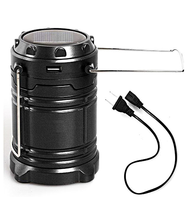 Solar Rechargeable 6LED Camping Lantern Light Solar Lamp Torch G-85 - 6LEDG85
