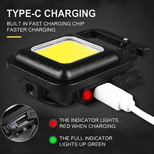 Multifunctional Rechargeable Keychain Emergency Light