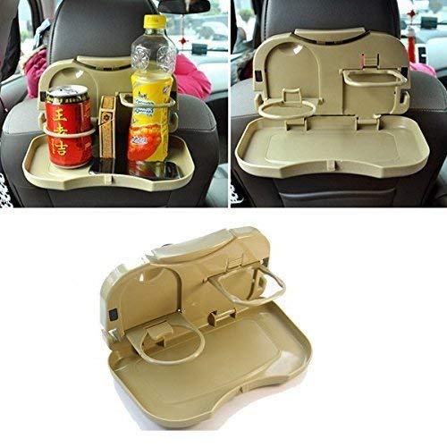 Automobile Travel Car Meal Plate Drink Dining Cup Holder Tray - CRT1501