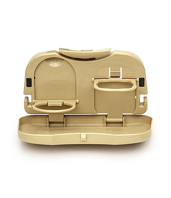 Automobile Travel Car Meal Plate Drink Dining Cup Holder Tray - CRT1501
