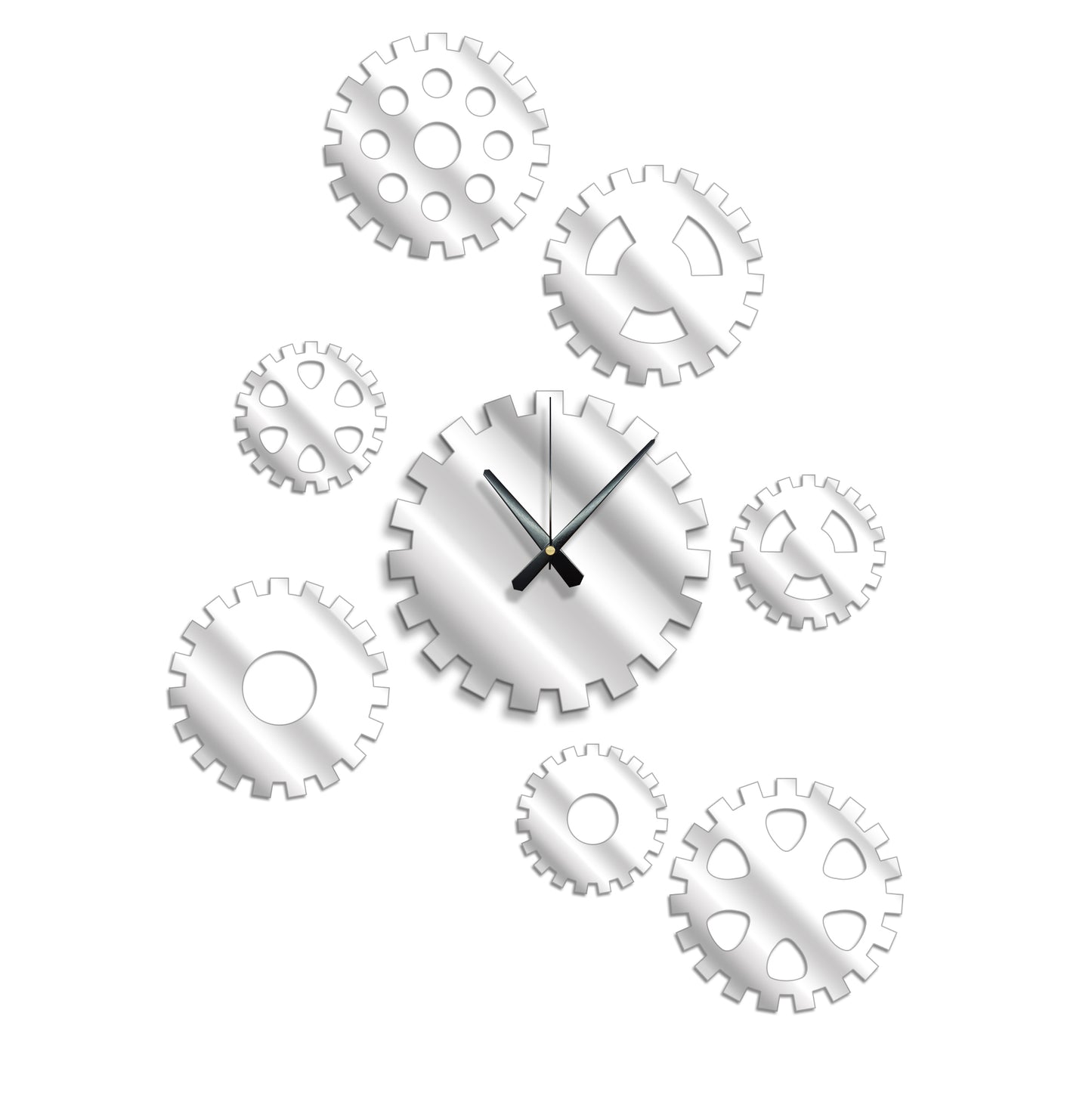 DIY Wall Clock 3D Sticker Home Office Decor 3D Wall Clock (Covering Area:65*65cm) - DIY609S