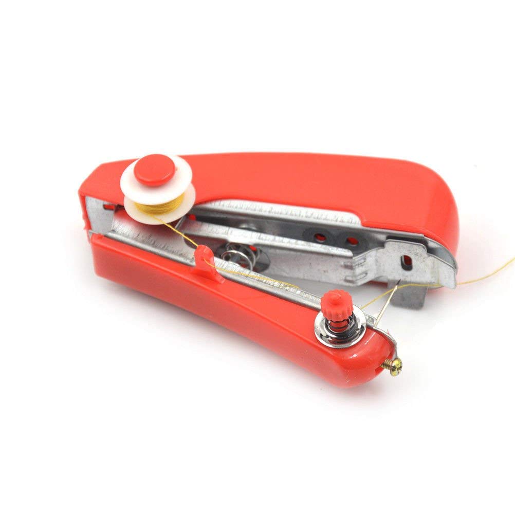Portable Mini Lightweight Cordless Hand-Operated Manual Stapler Size Tailoring Sewing Stitch Machine - HLDMCH