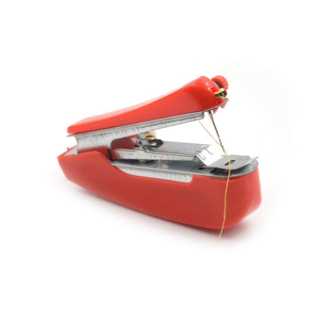 Portable Mini Lightweight Cordless Hand-Operated Manual Stapler Size Tailoring Sewing Stitch Machine - HLDMCH