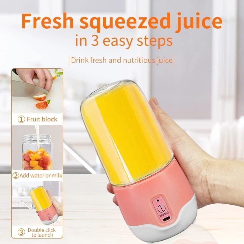 Mini Electric Portable Blender Juicer Mixer Smoothie For Sports Travel And Outdoors - MINIJUICER