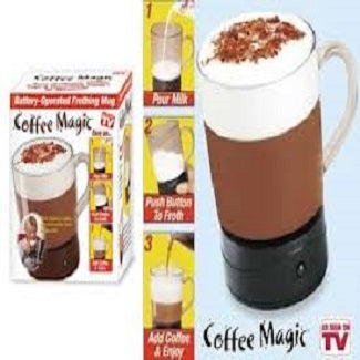 Self Stirring Magic Mug Transparent Glass Coffee Mixing Cup Automatically - CFFLT