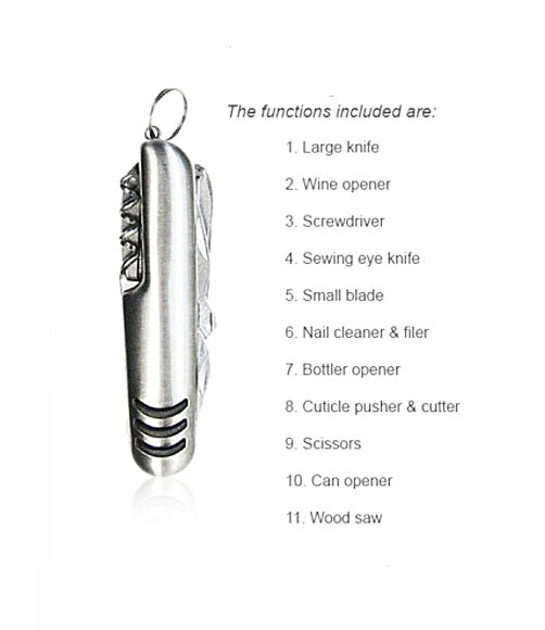 Metal Multipurpose Swiss Army Knife - SWKNF-01