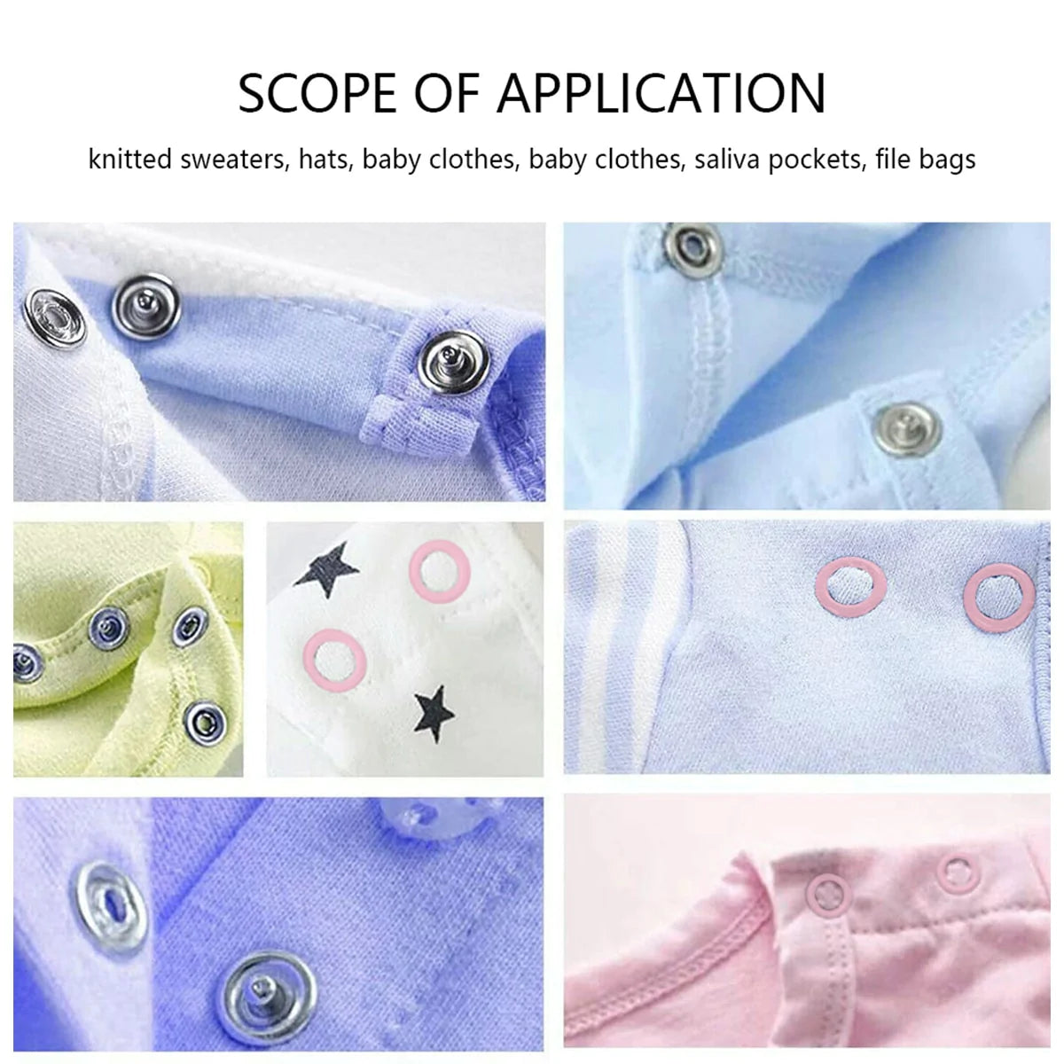 Metal Copper Prong Snap Button Fasteners