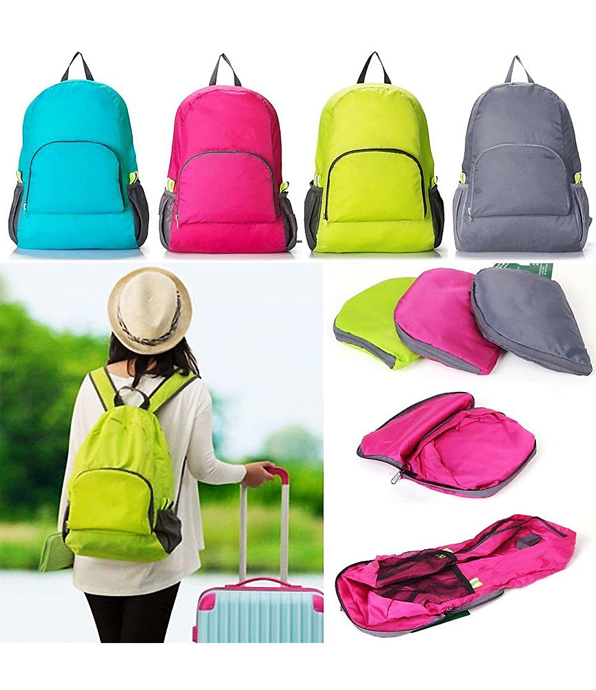 Multipurpose Travel Backpack Foldable Lightweight Waterproof Travel Backpack Bag - TRBAGPACKPK