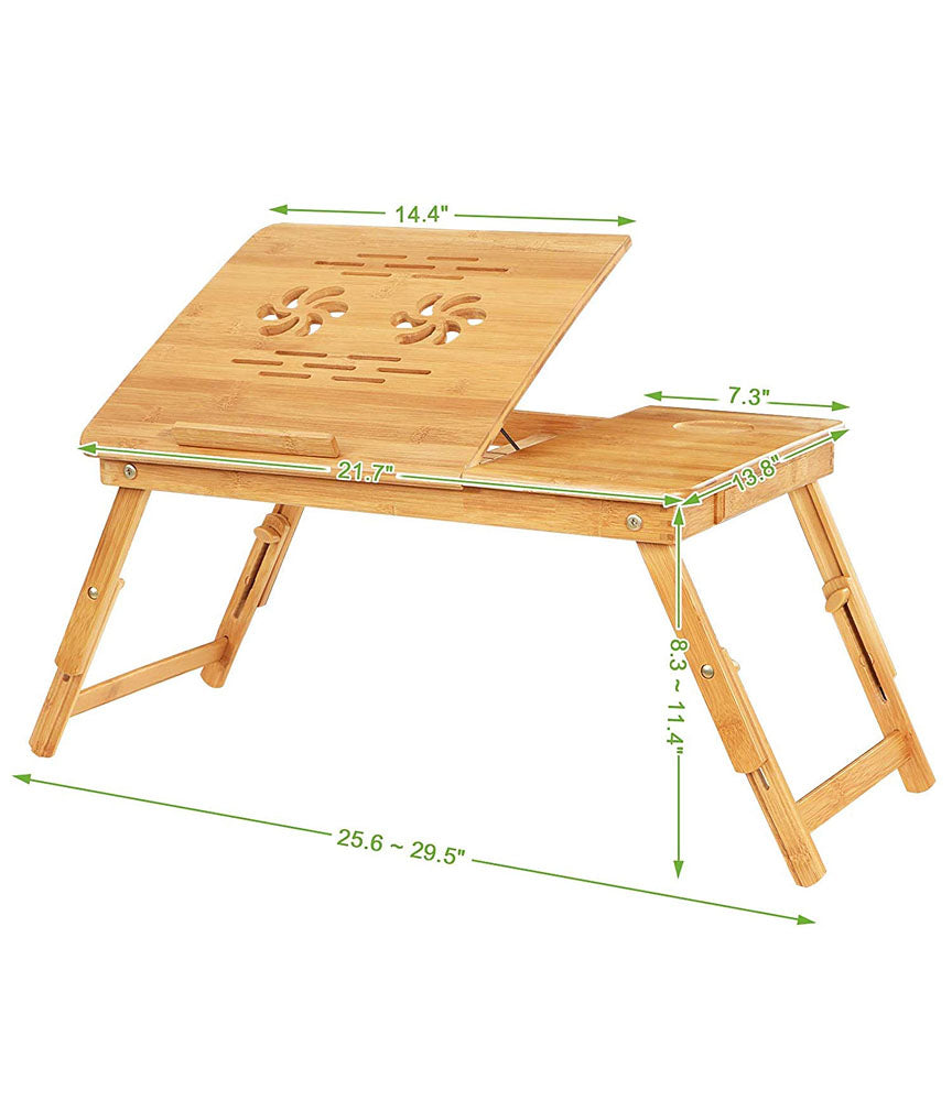 Laptop Table Stand Wooden Multipurpose Table Study and Reading WODTB2