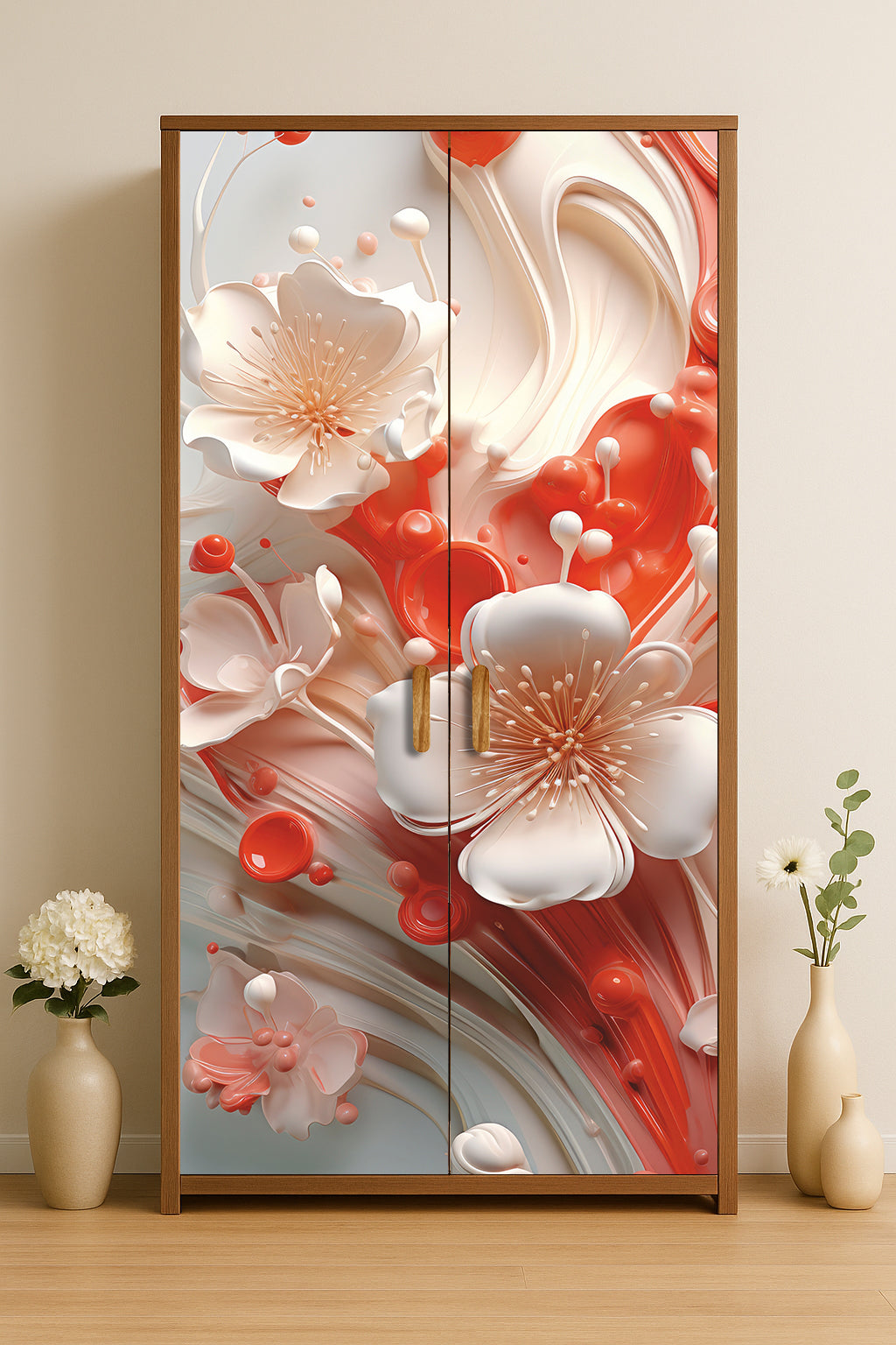 Shopper52 Decorative Wallpaper for Home and Office Almirah Stickers