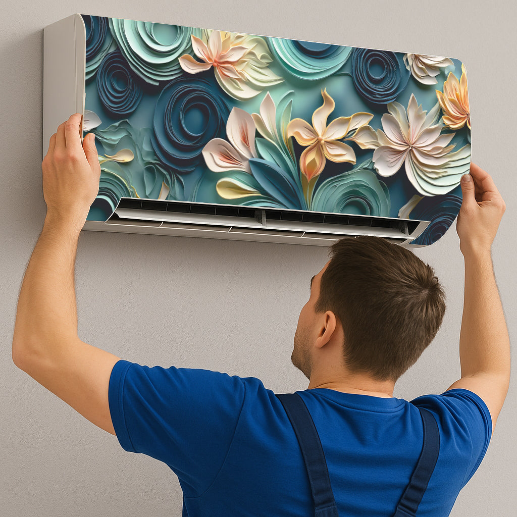 Shopper52 Decorative Wallpaper Sticker for AC Air Conditioner Home and Office