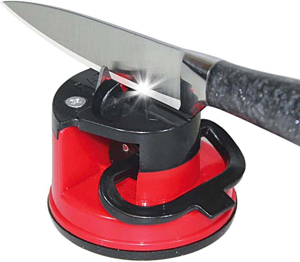 KNIFSHARP | Compact Suction Knife Sharpener – Quick & Safe Edge Restoration