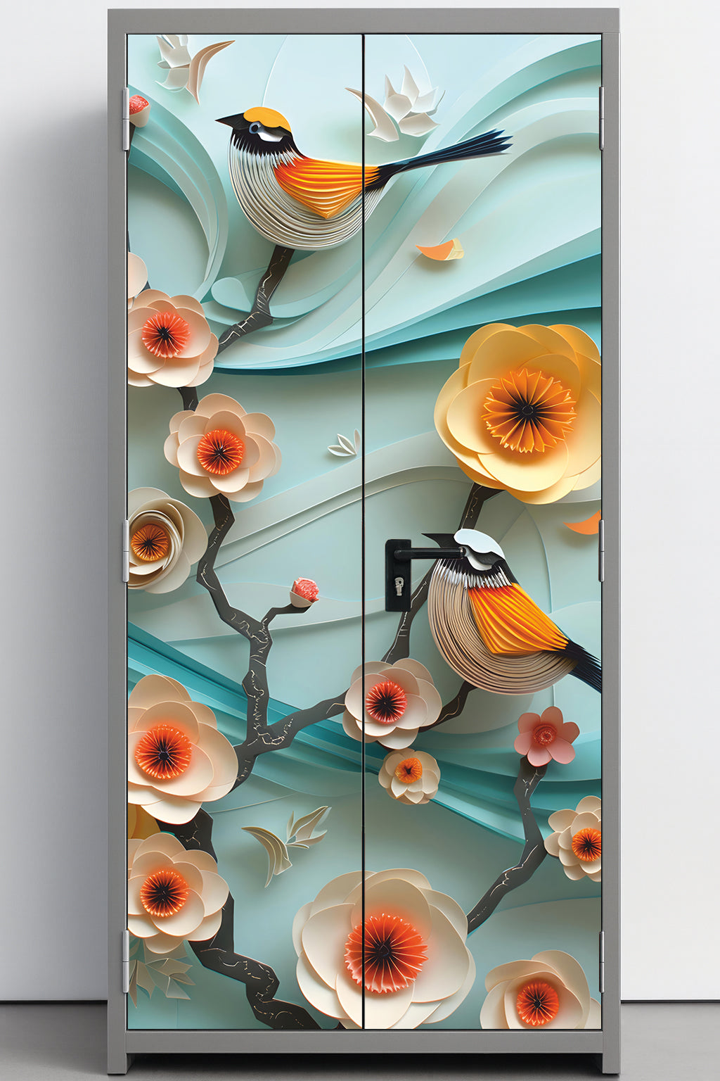 Shopper52 Decorative Wallpaper for Home and Office Almirah Stickers