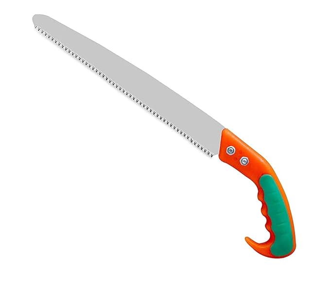 Shopper52 Garden Pruning Saw with Ergonomic Handle, Serrated Steel Blade (SAW-2)