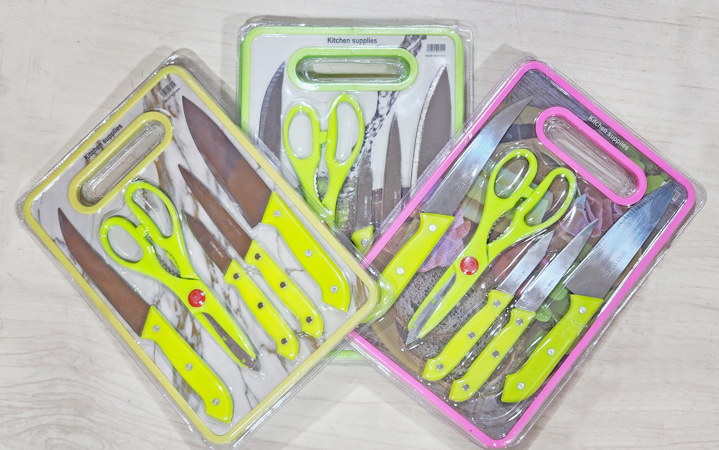 6 Piece Stainless Steel Kitchen Knife Set Knives Set - 6pcKNIFE