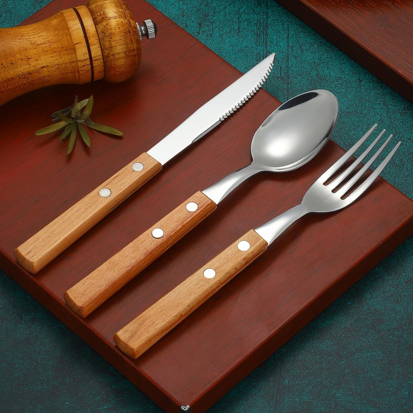 Dinner Cutlery Set Spoon Knife Fork Tableware Set for Home - KNF-SPN-FRK (1 pc Spoon Knife Fork)