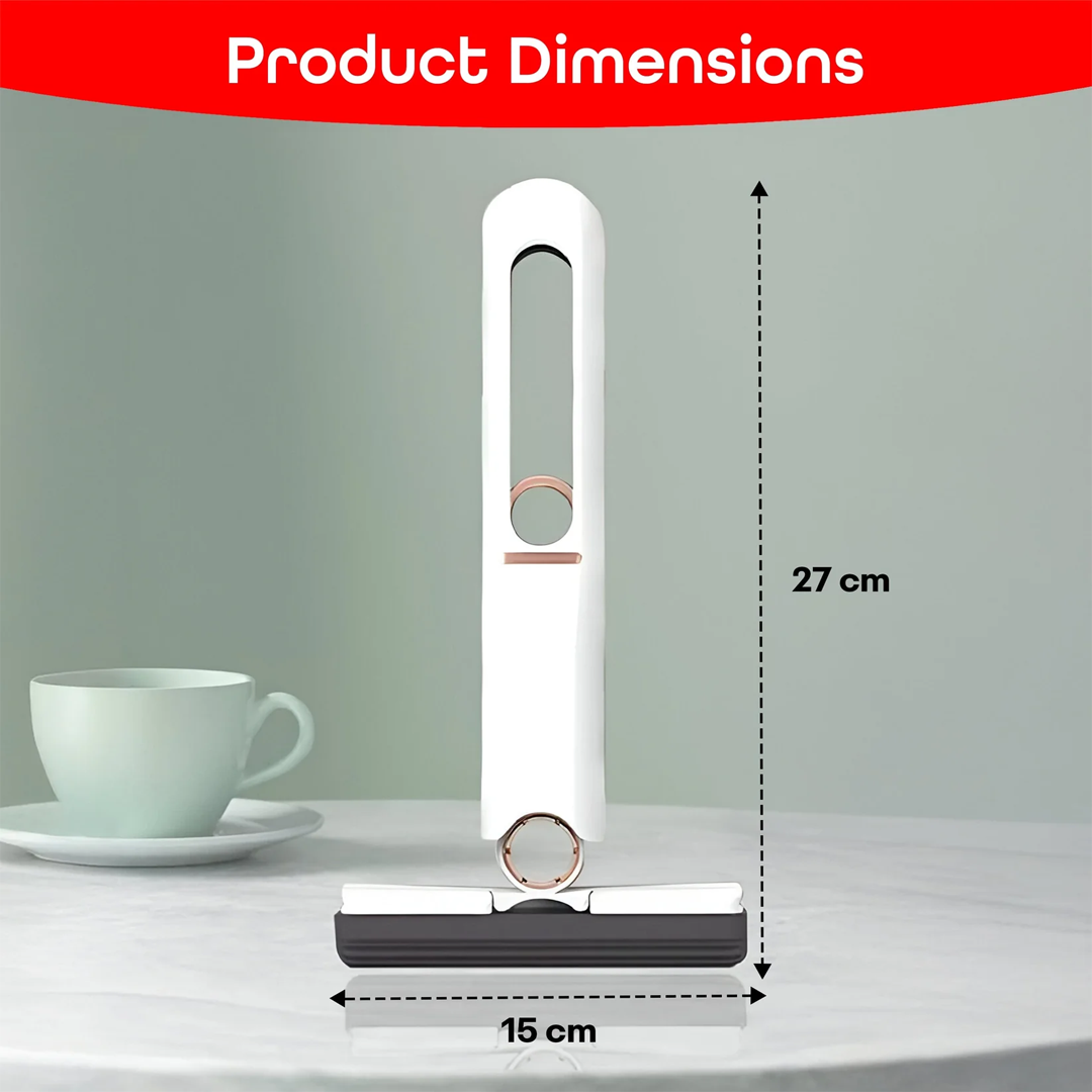 Buy 1 Get 1 FREE | Foldable Self-Squeeze Cleaning Mop | 180° Rotating Head, Easy Drain System