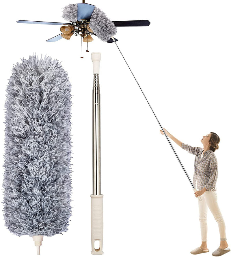 Shopper52 Feather Bendable & Extendable Fan Cleaning Duster-FANDUST