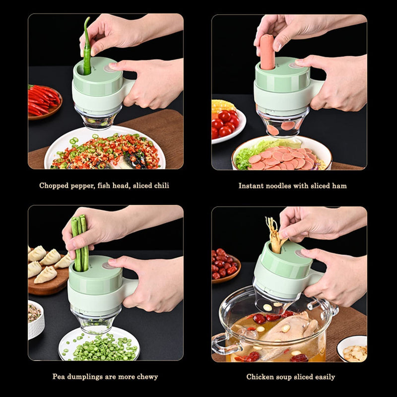 Manual Hand Held Food Chopper to Chop & Cut Fruits, Vegetables, Herbs, Onions for Salsa, Salad – GATCHOP