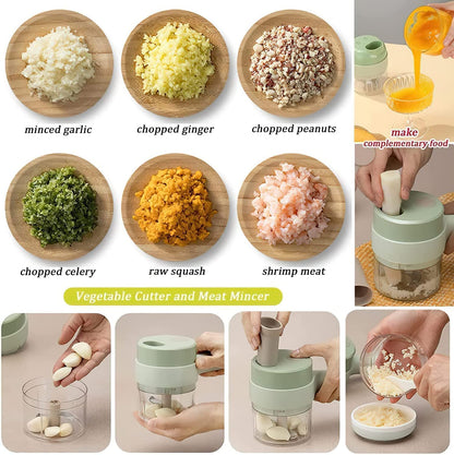 Manual Hand Held Food Chopper to Chop & Cut Fruits, Vegetables, Herbs, Onions for Salsa, Salad – GATCHOP