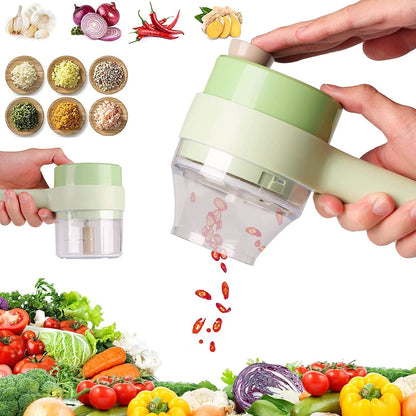 Manual Hand Held Food Chopper to Chop & Cut Fruits, Vegetables, Herbs, Onions for Salsa, Salad – GATCHOP