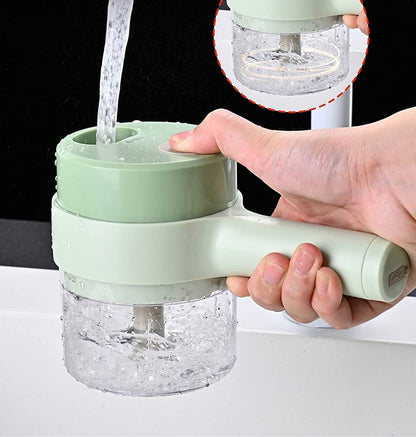 Manual Hand Held Food Chopper to Chop & Cut Fruits, Vegetables, Herbs, Onions for Salsa, Salad – GATCHOP