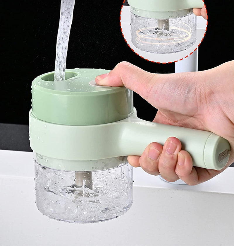 Manual Hand Held Food Chopper to Chop & Cut Fruits, Vegetables, Herbs, Onions for Salsa, Salad – GATCHOP