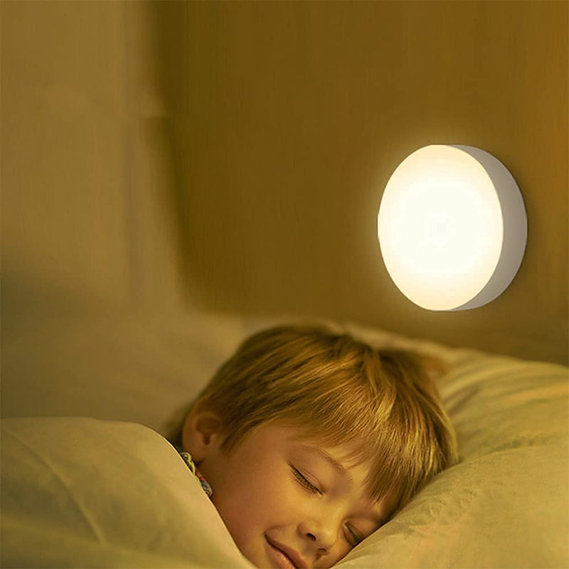 Led USB Rechargeable Lamp Motion Sensor Light Sensing Battery Powered Nightlight Wall Light - LEDLIGHT