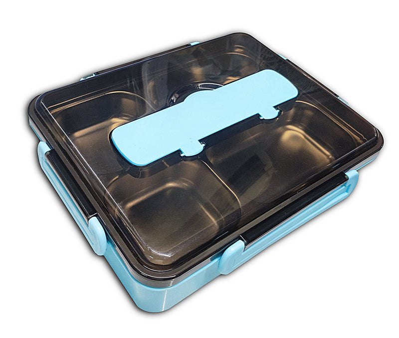 Shopper52 Stainless Steel Lunch Box for Kids and Adults with 4 Compartments - LUNCH-2302-A